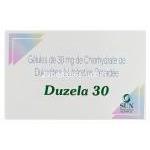 Duzela30 デュゼラ30、ジェネリックシンバルタ、デュロキセチン30mg 箱